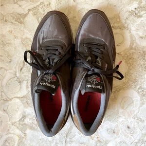 Reebok Classic Black, Gray, & Tan Size 13 Sneakers Like New